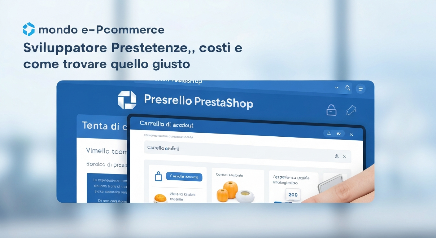 Sviluppatore PrestaShop: competenze, costi e come trovare quello giusto
