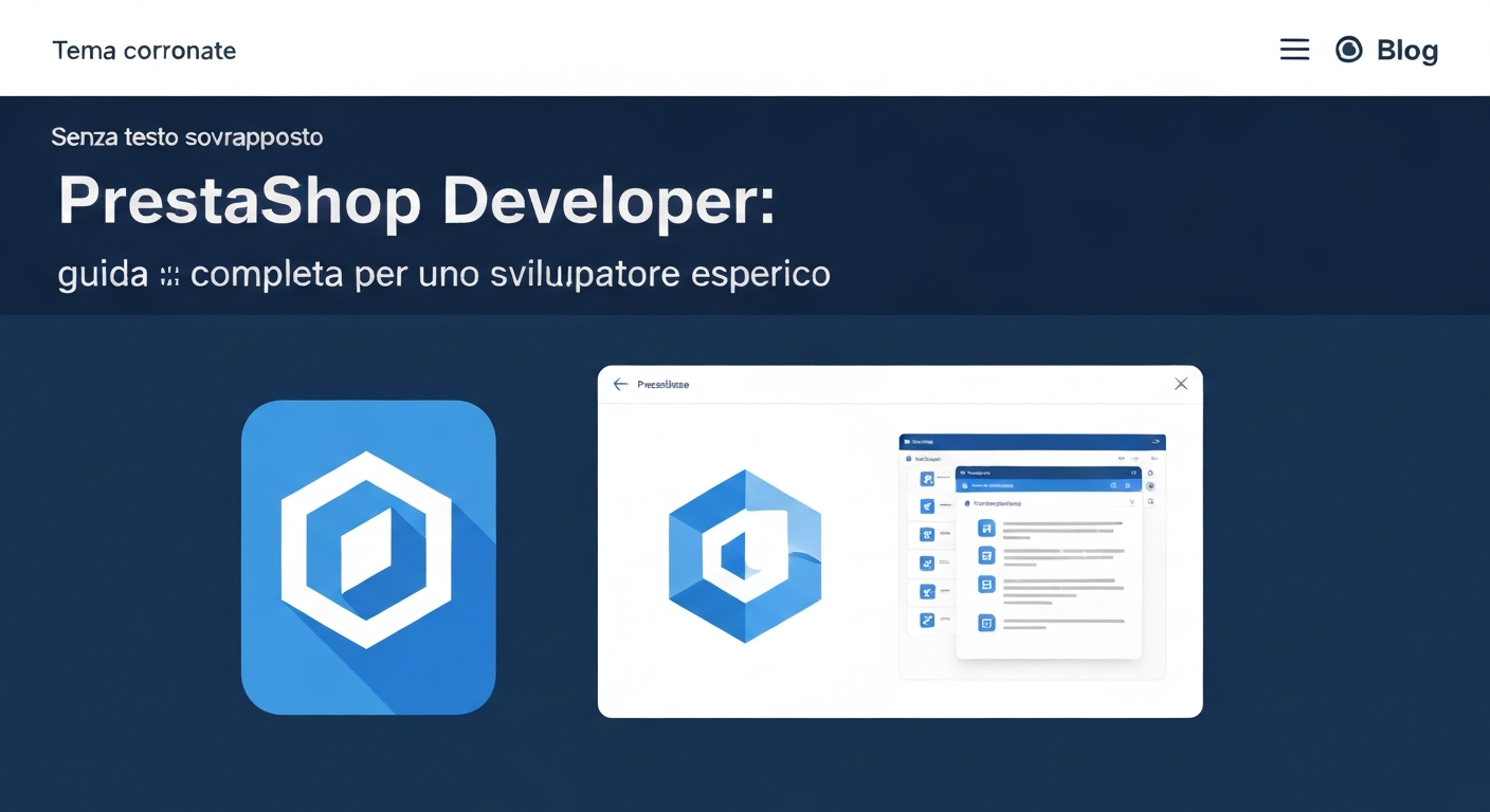 PrestaShop Developer: guida completa per chi cerca uno sviluppatore esperto